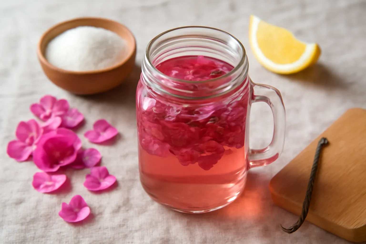 Sirop natural de trandafiri (natural, fara conservanti)