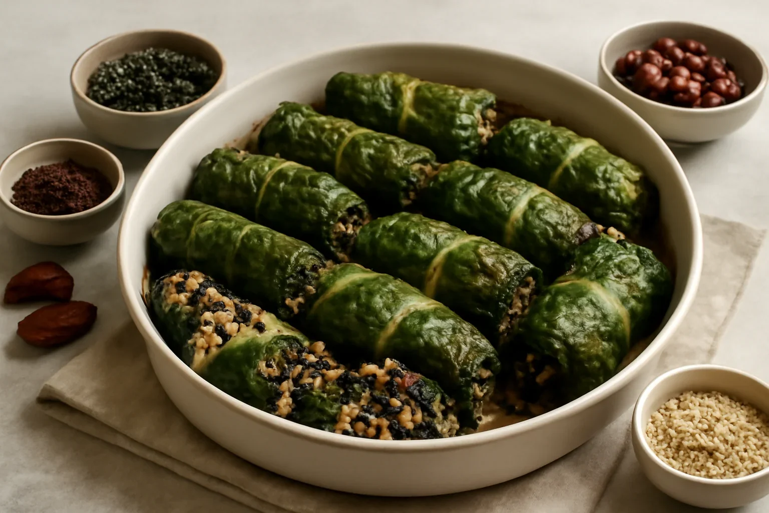 Rulouri de varză vegetariene