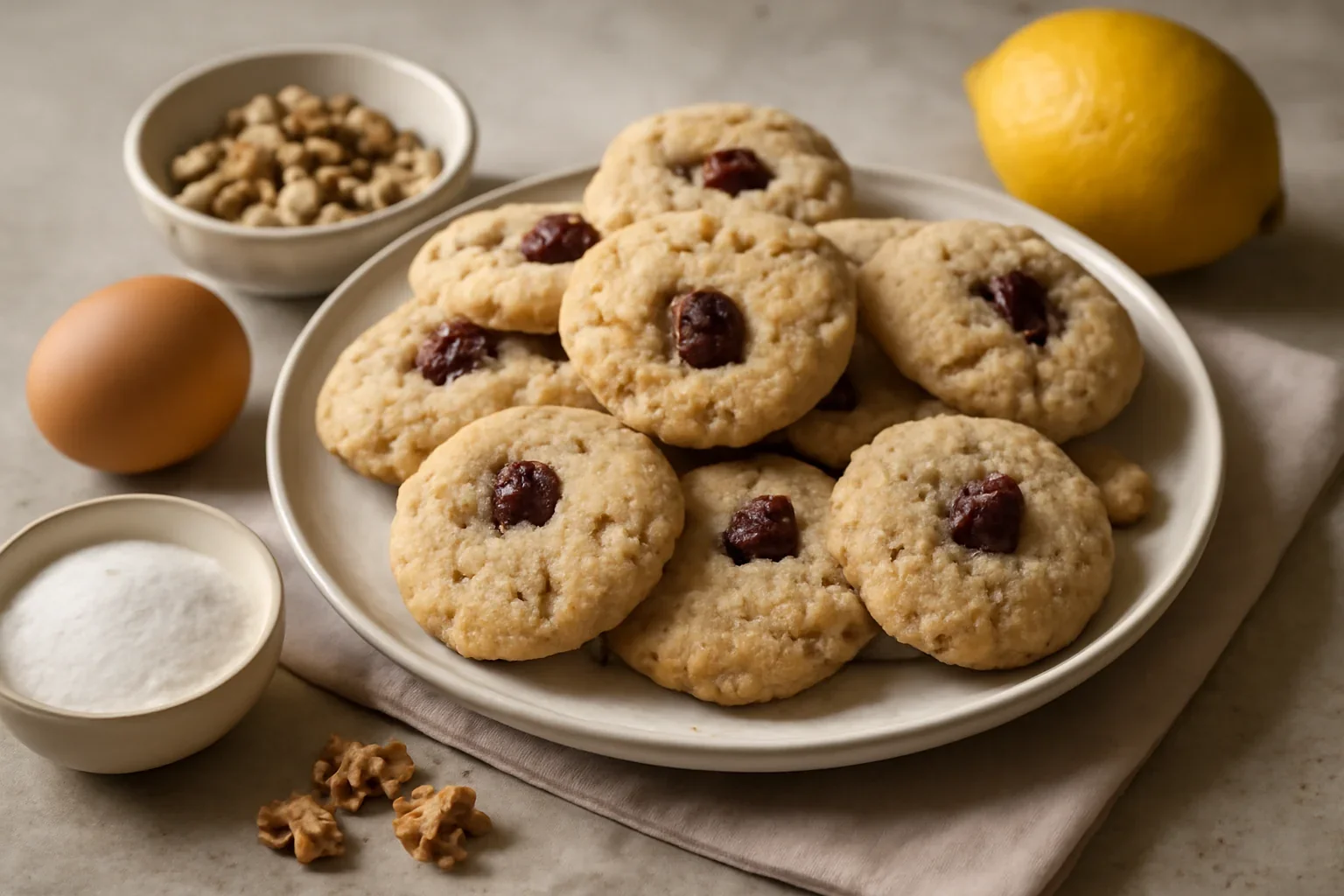 Biscuiti cu nuca – Biscuiti fragezi