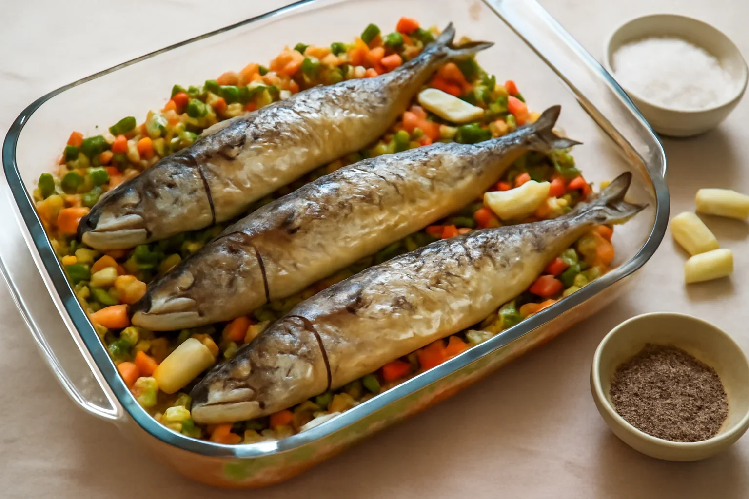 Macrou la cuptor cu legume reteta pentru dieta Rina