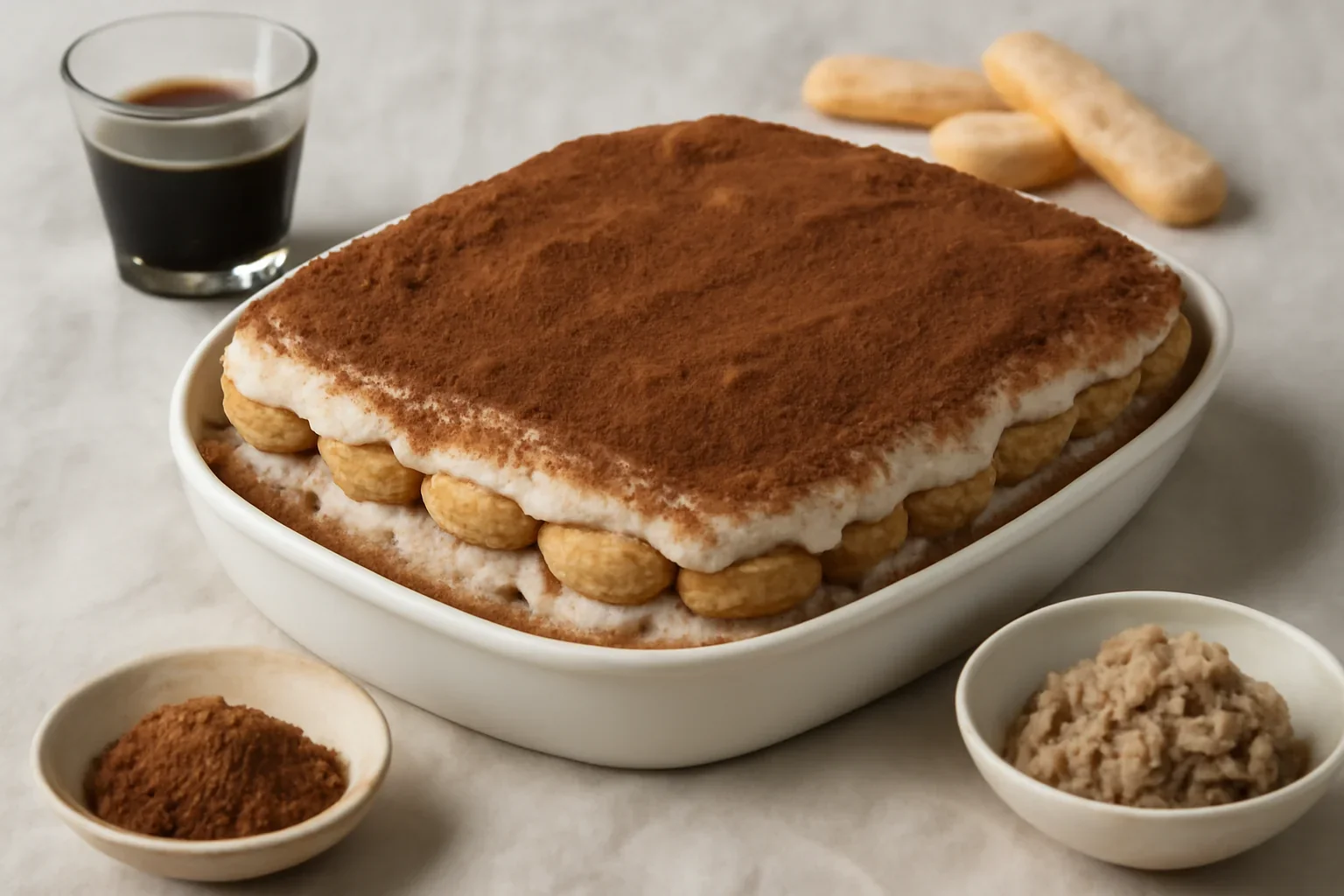 Tiramisu cu castane si Amaretto – desert cu piure de castane