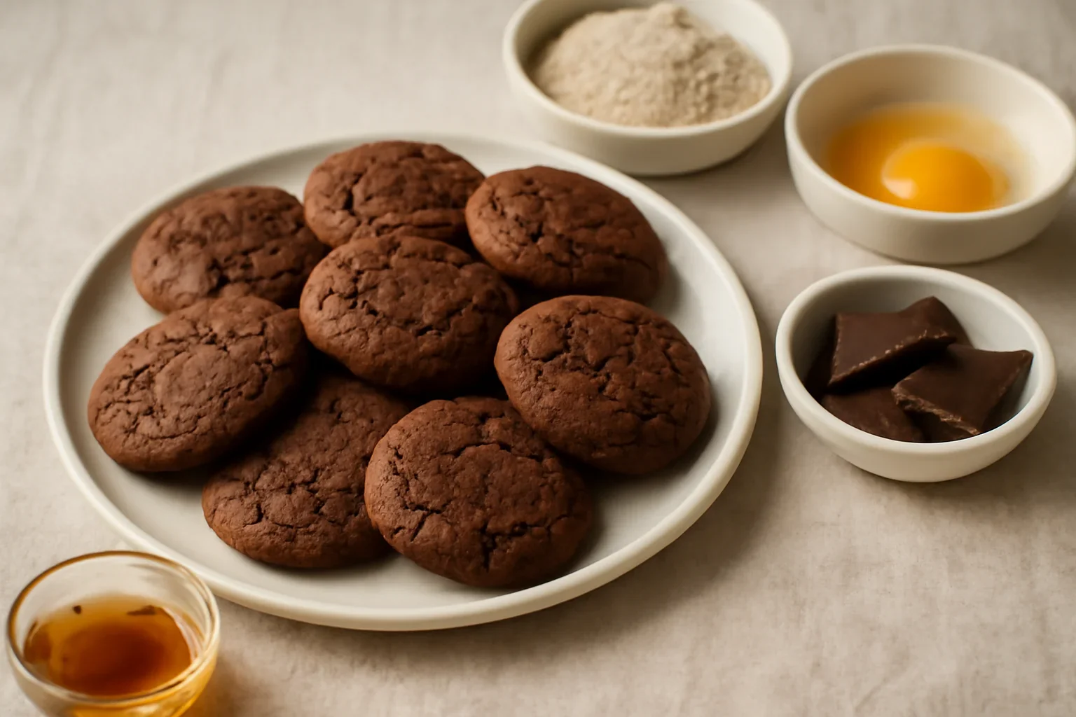 Biscuiți de ciocolată fără gluten