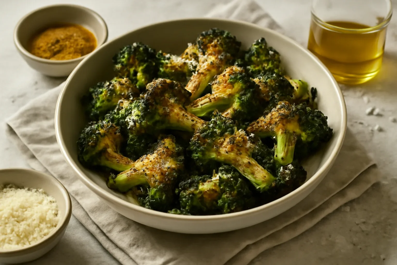 Crispy din broccoli