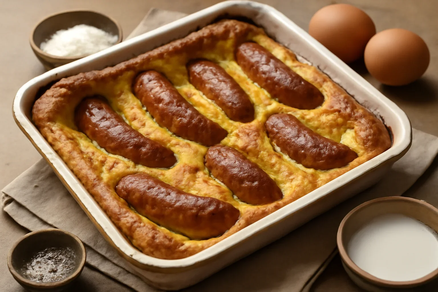 Toad in the hole – Carnati in aluat