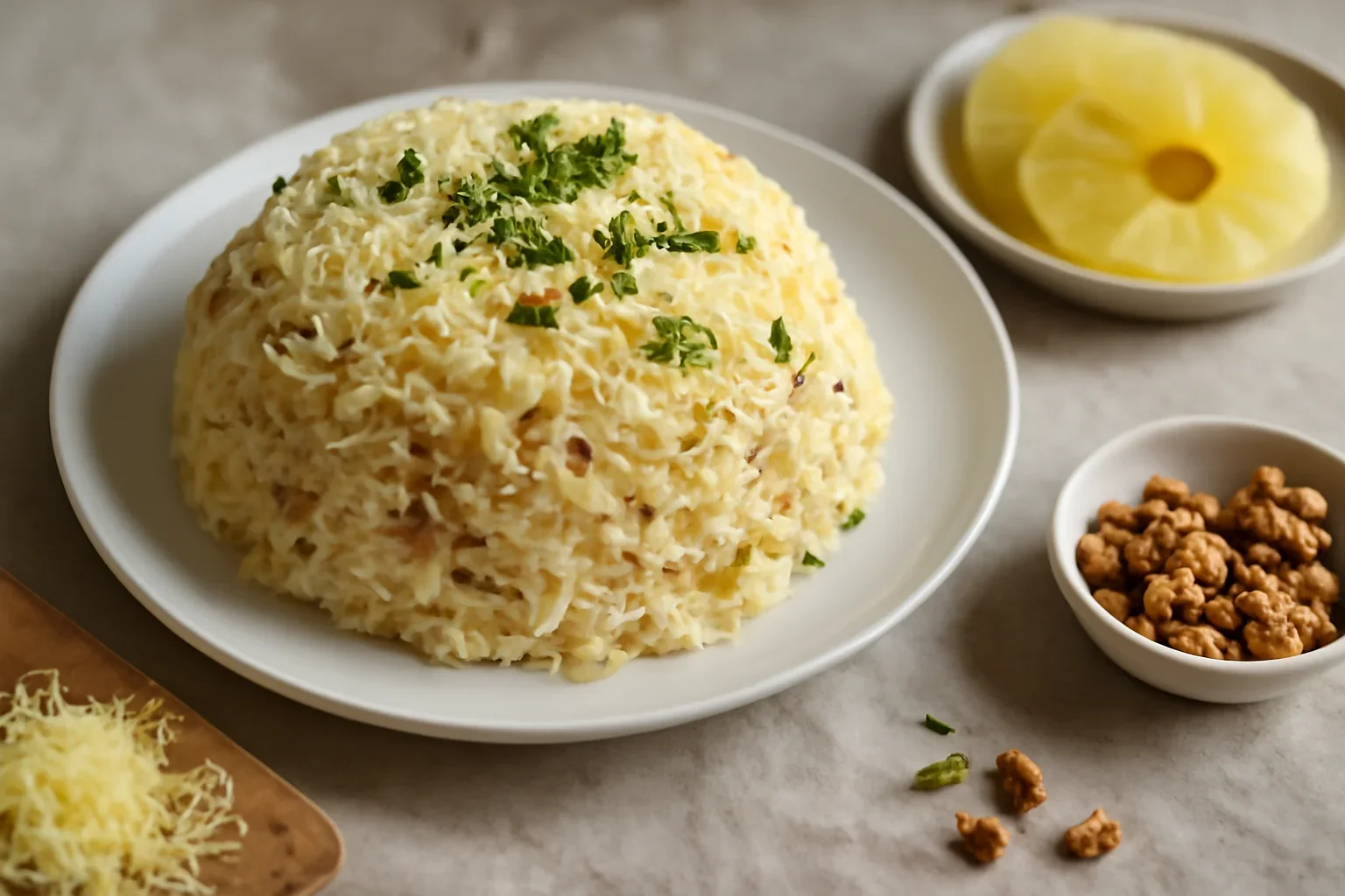 Salata de ananas cu piept de pui