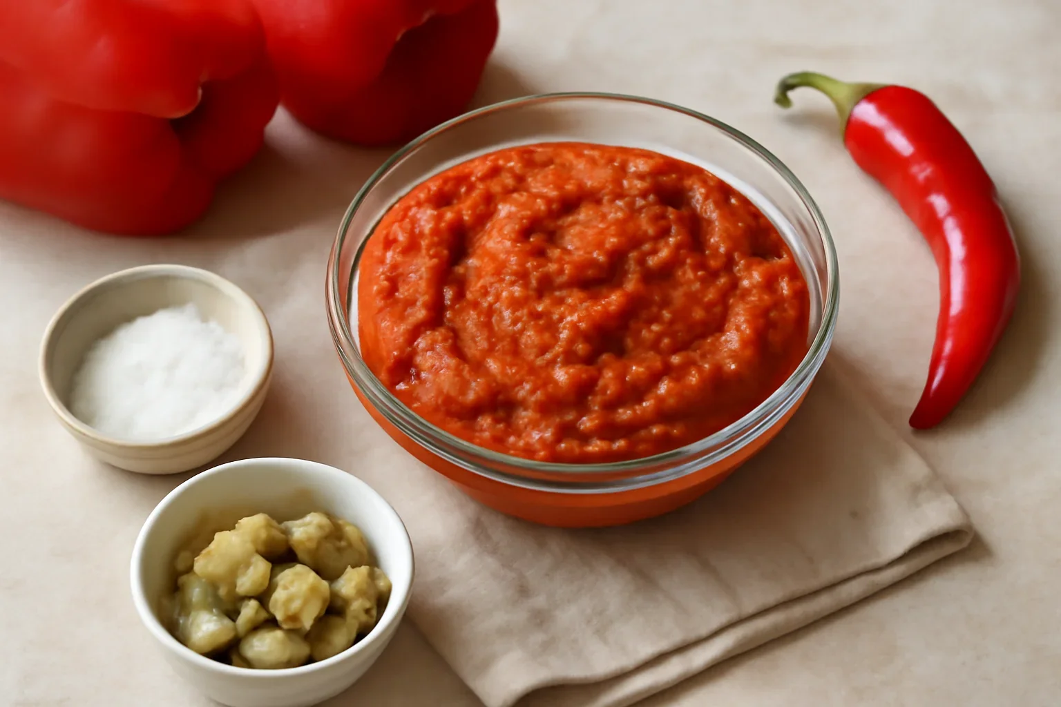 Ajvar rețeta de pastă de ardei copți cu vinete