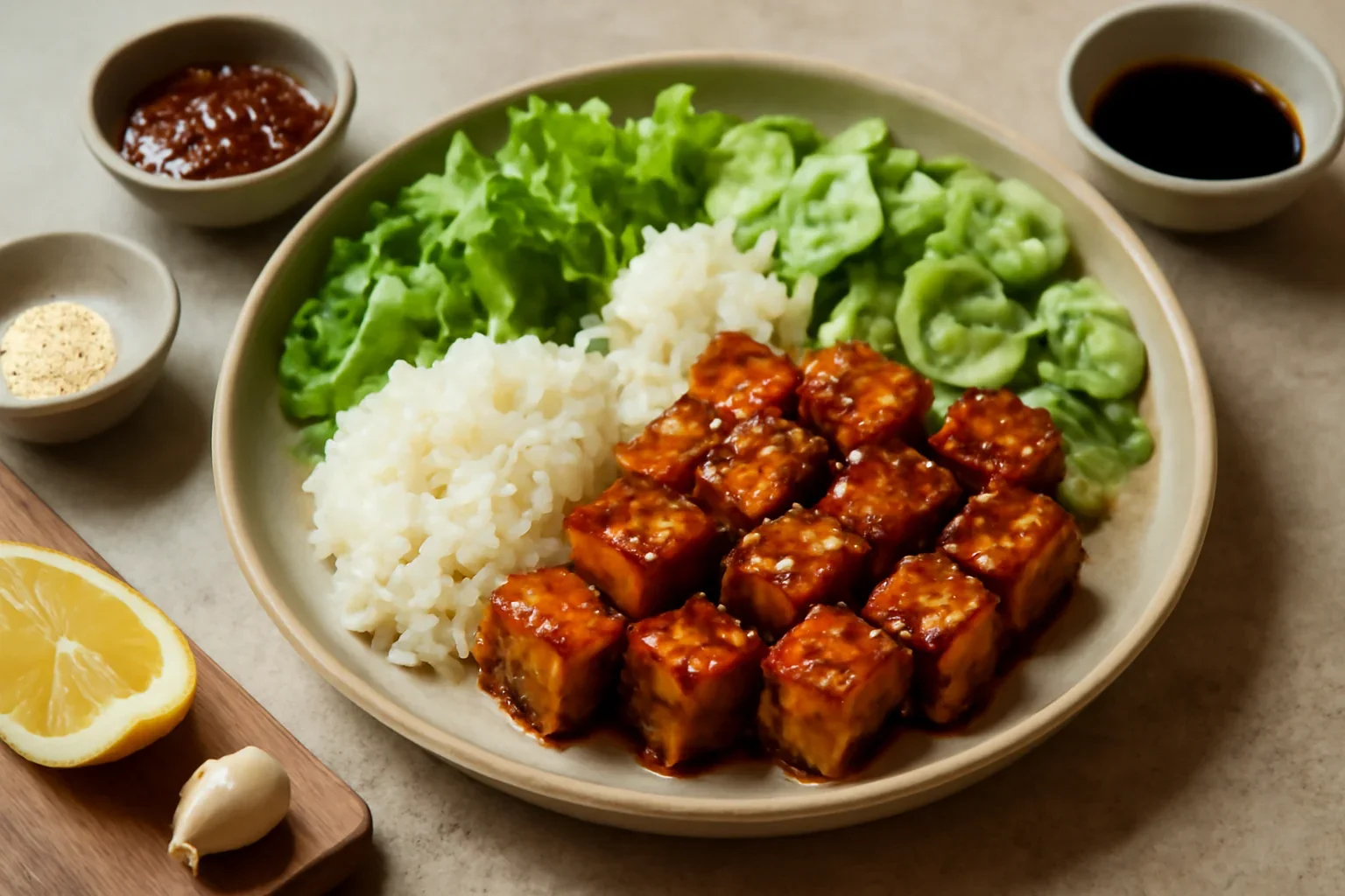 Tofu la air fryer sau la cuptor – rețeta de tofu marinat și glazurat în stil asiatic