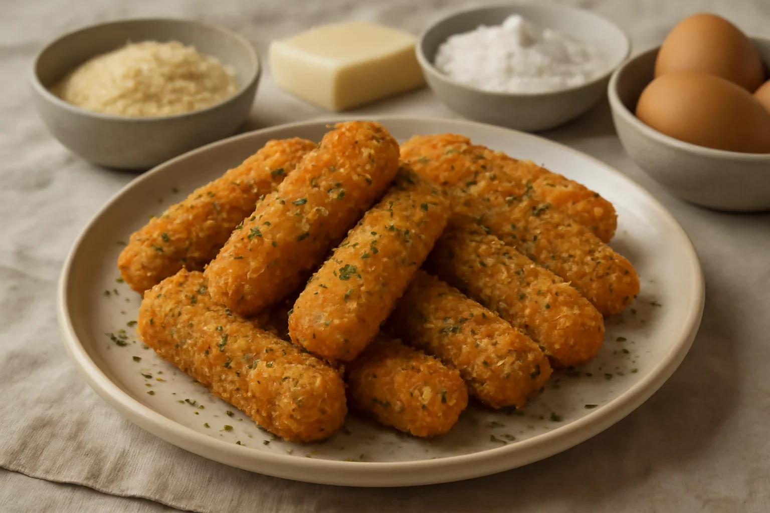 Cascaval pane cu ierburi aromatice