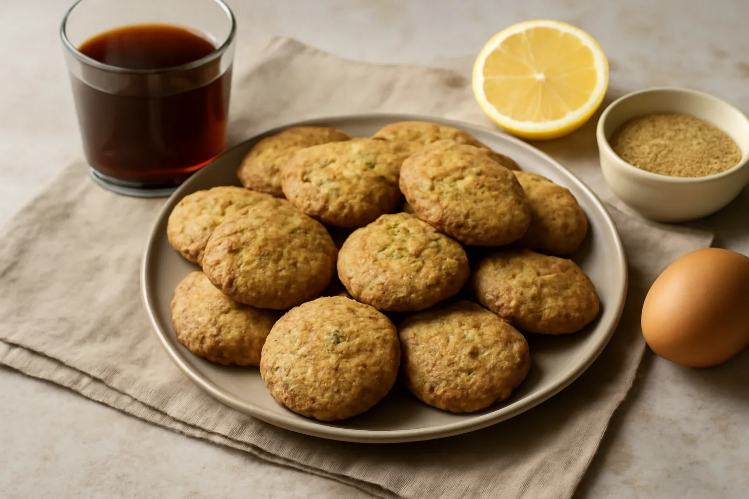 Biscuiti cu ceai negru si lamaie