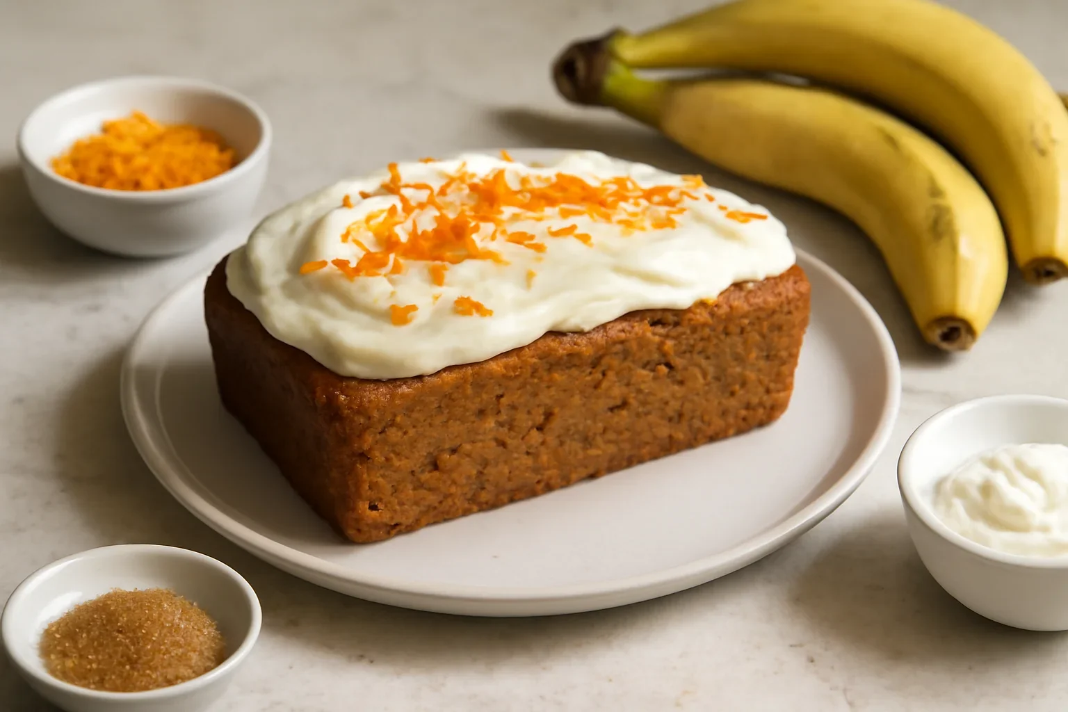 Carrot banana cake