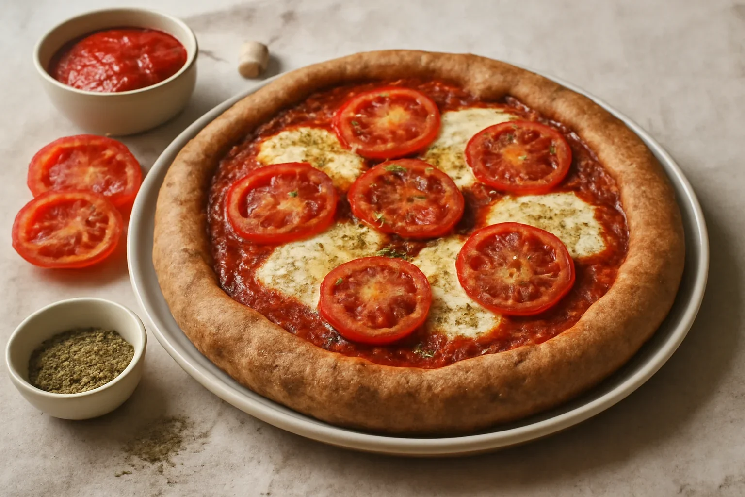 Pizza integrală de casă