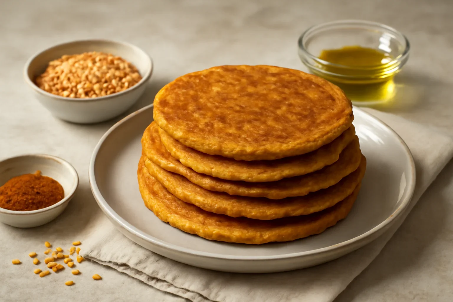 Pancakes din linte