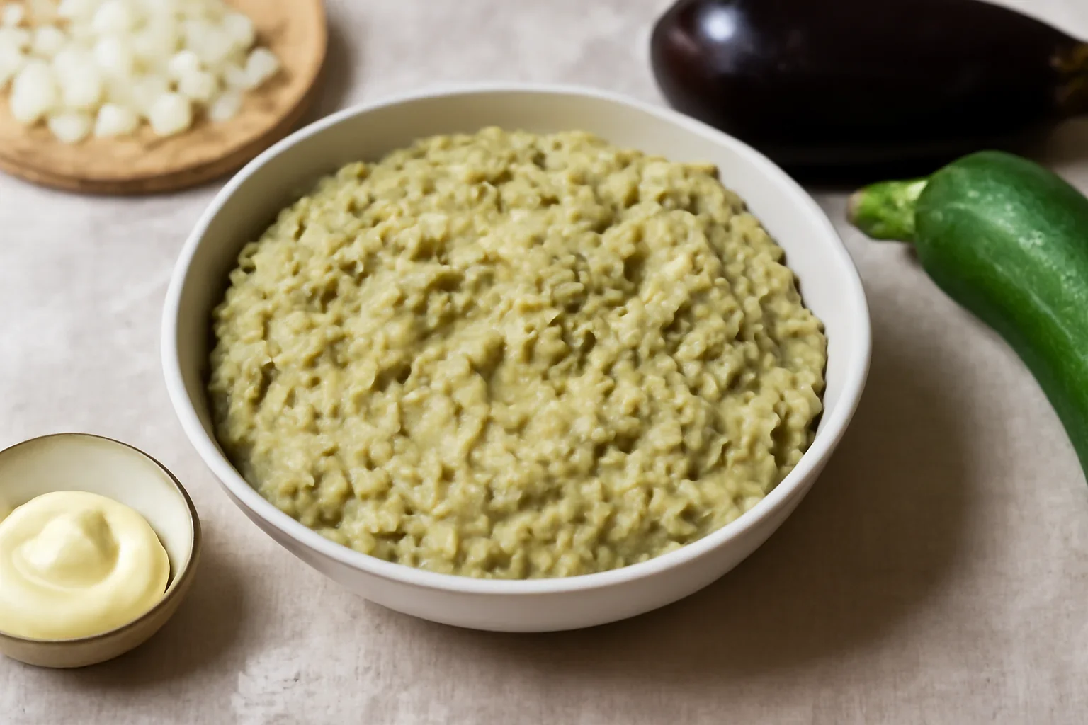 Salată de vinete cu dovlecei – rețetă simplă și ieftină