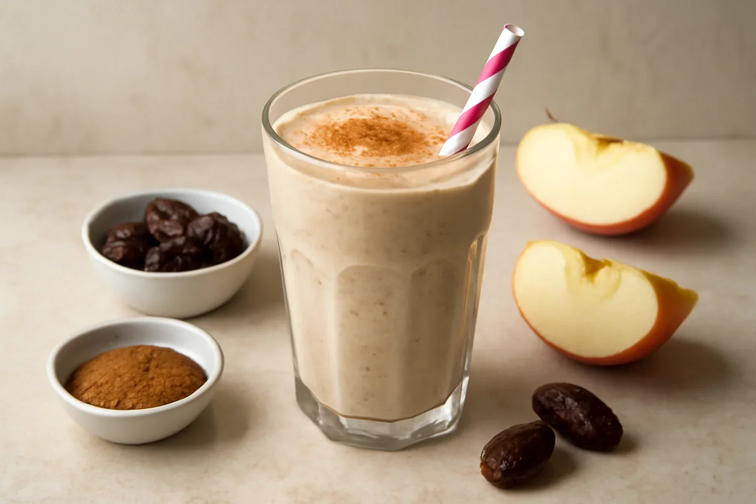 Milkshake de mere cu scorțișoară