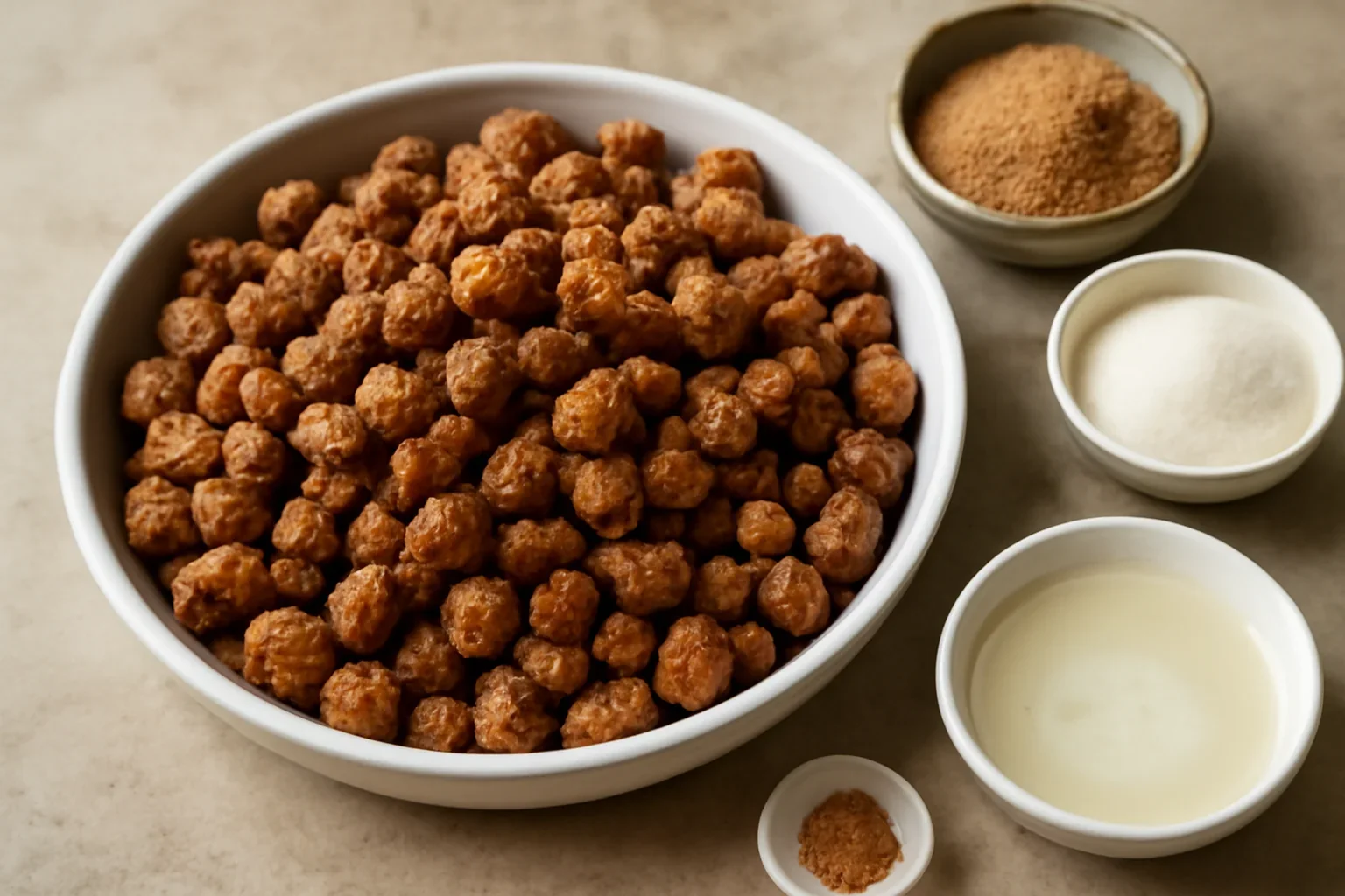 Alune glazurate cu zahăr brun – mix de nuci caramelizate la cuptor (alune de pădure, migdale, arahide etc)