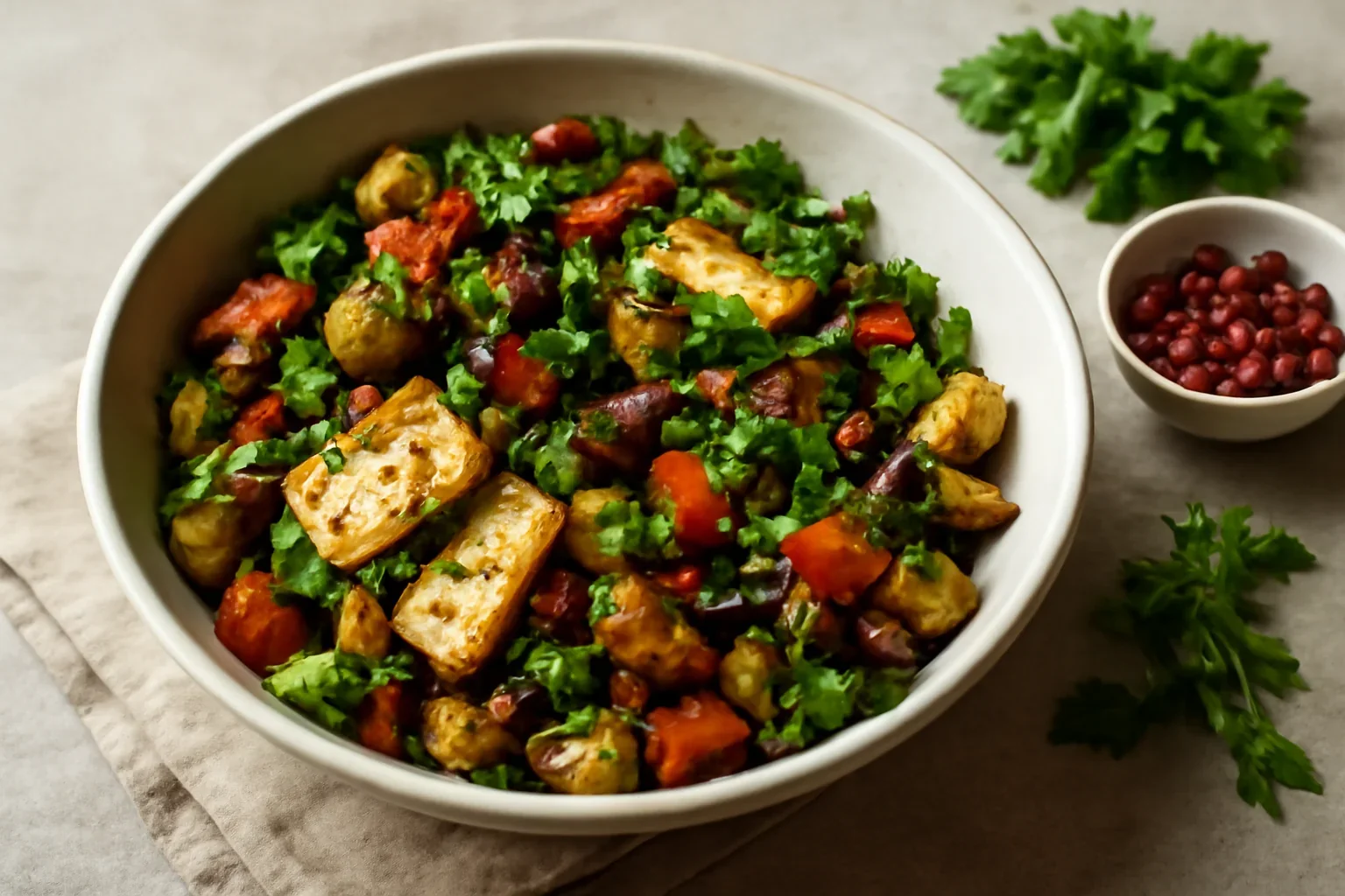 Salată caldă de toamnă