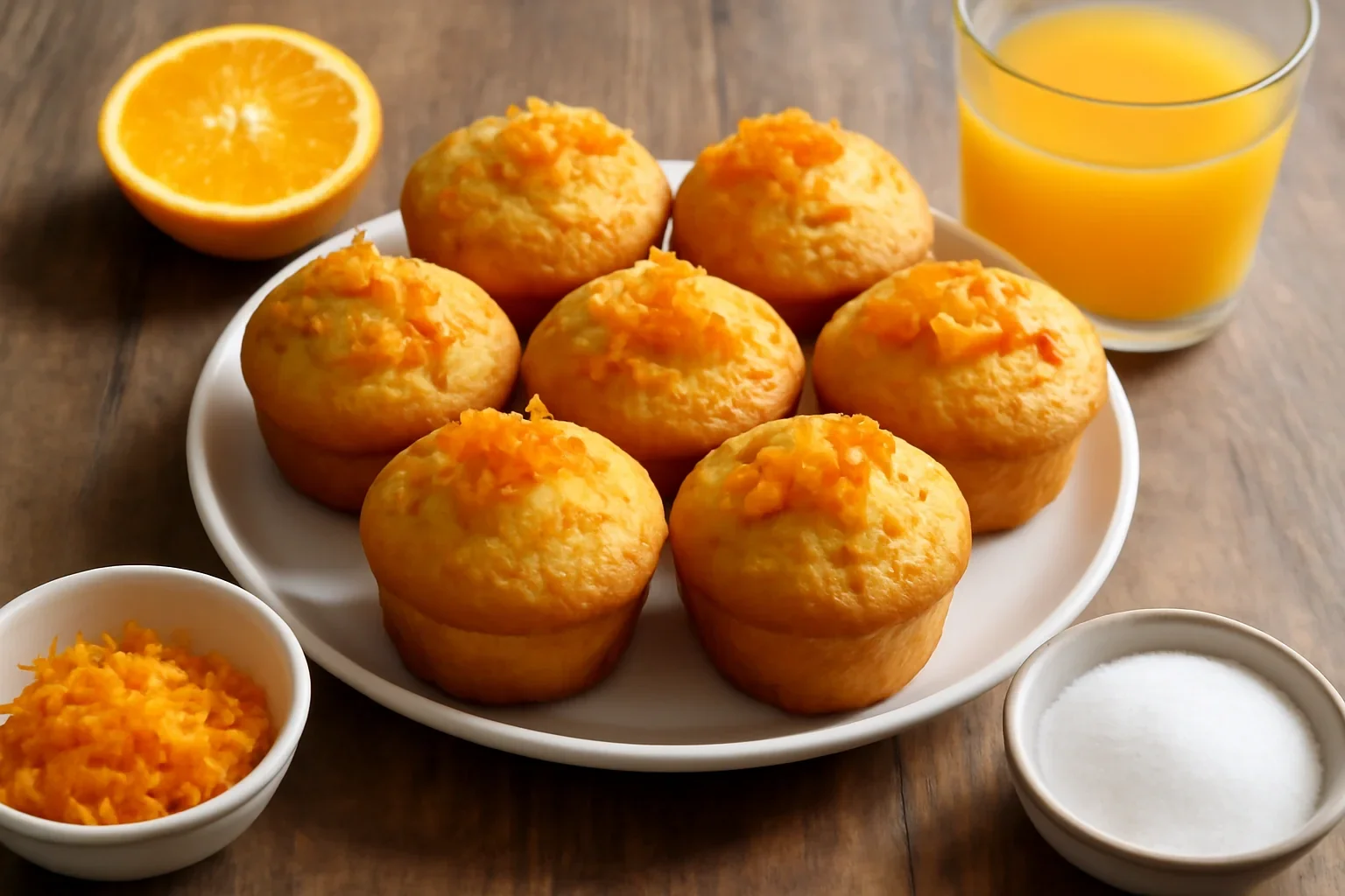 Orange-muffins