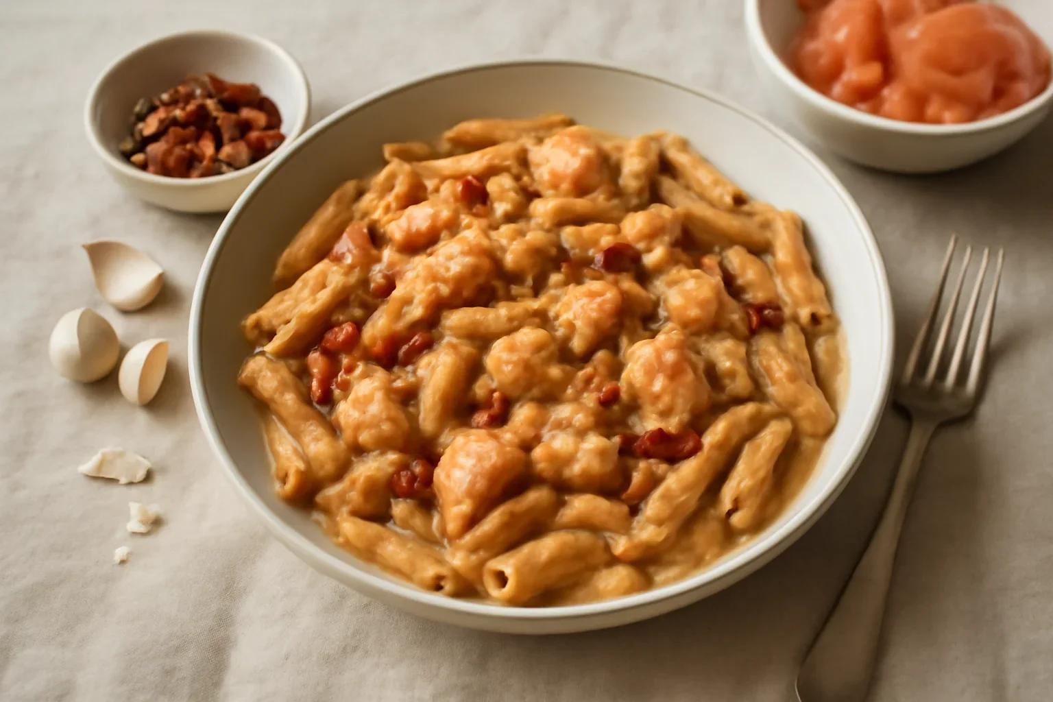Paste cremoase cu somon