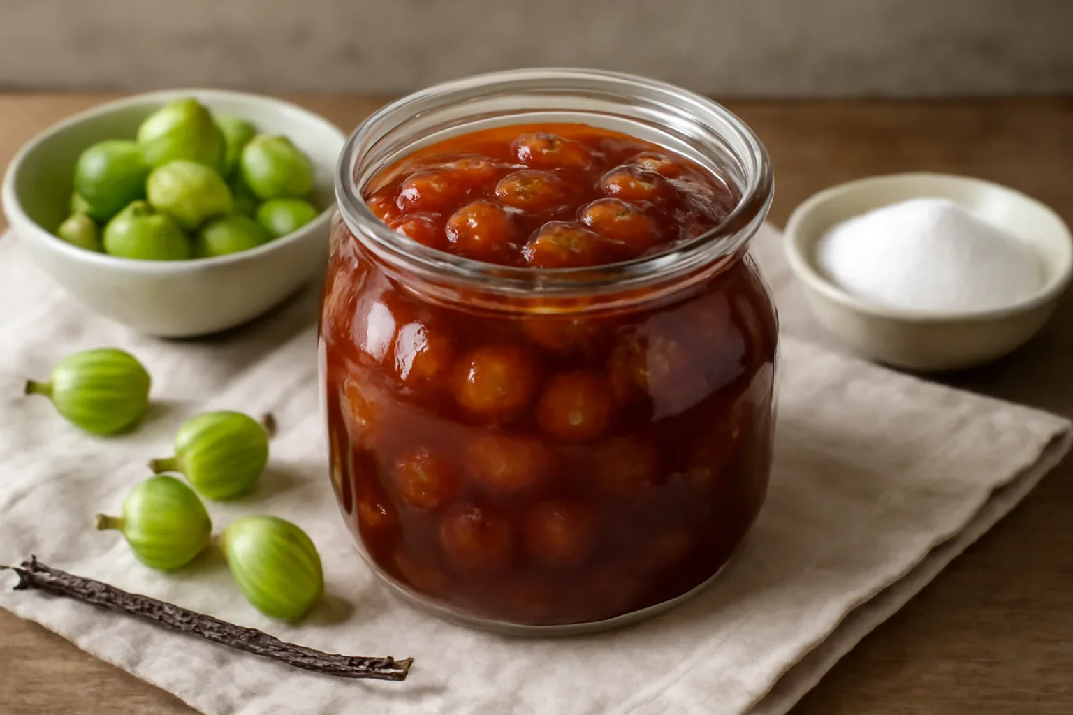 Dulceață de agrișe (bische, cozmete) rețeta clasică