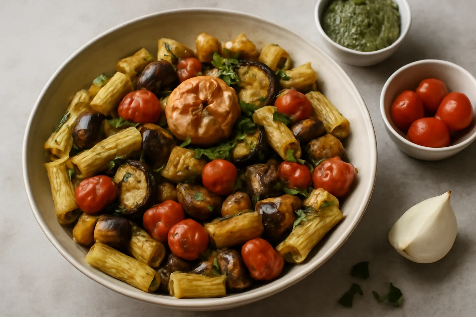 Paste cu legume coapte