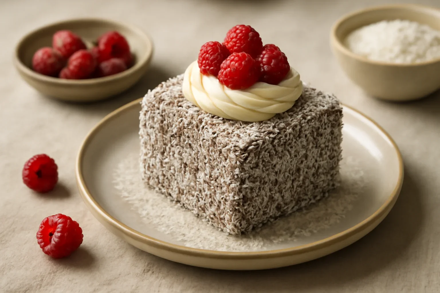 Prăjitură tăvălită sau Lamington – un desert aromat