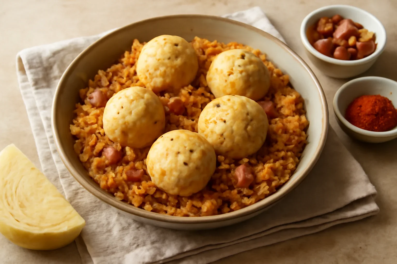Găluște pe varză – Kraut und Knedl