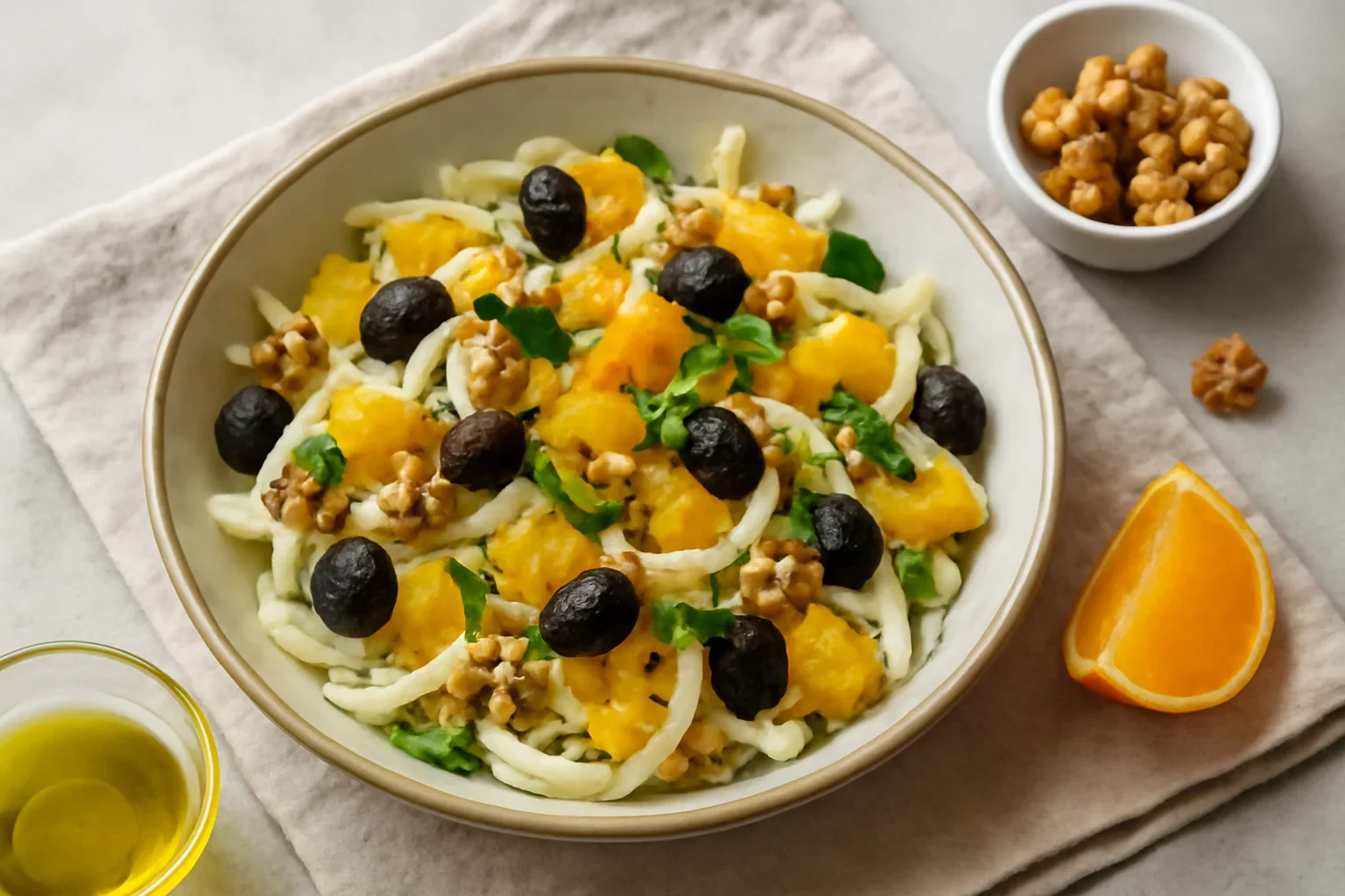 Salata de fenicul cu portocale