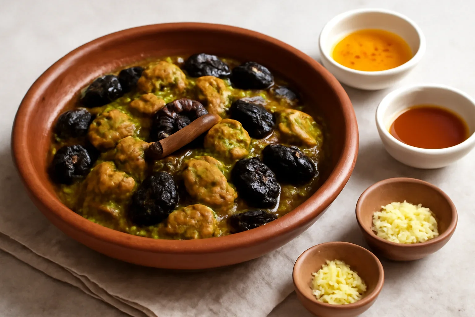 Tajine de miel cu prune uscate