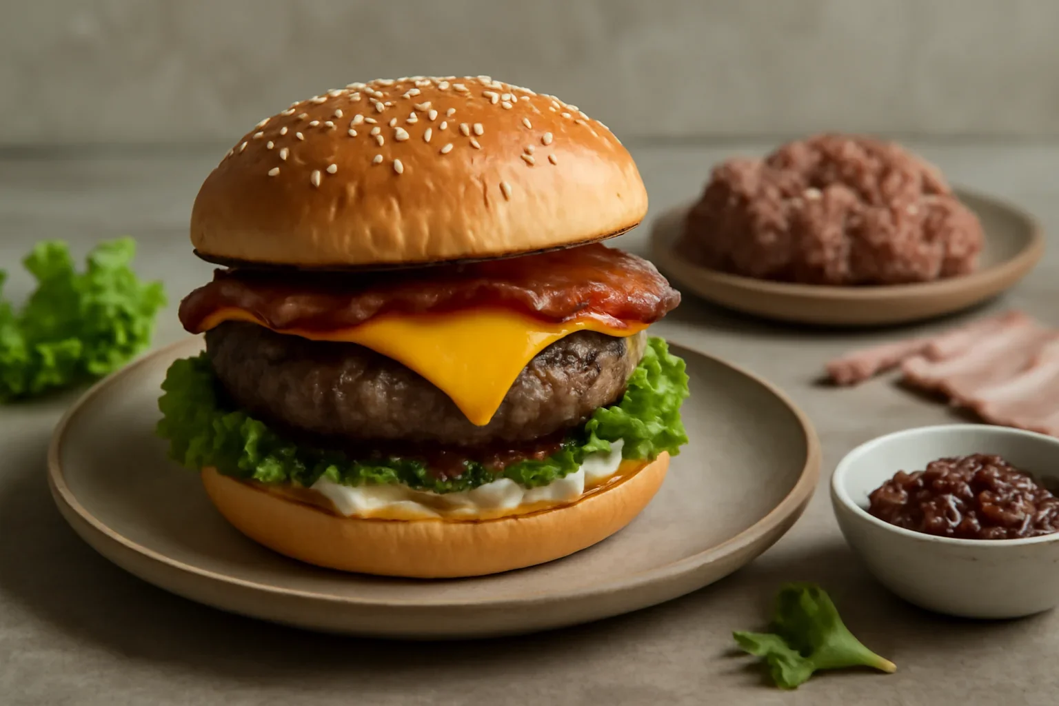 Burger de vita cu branza reteta de cheeseburger de casa