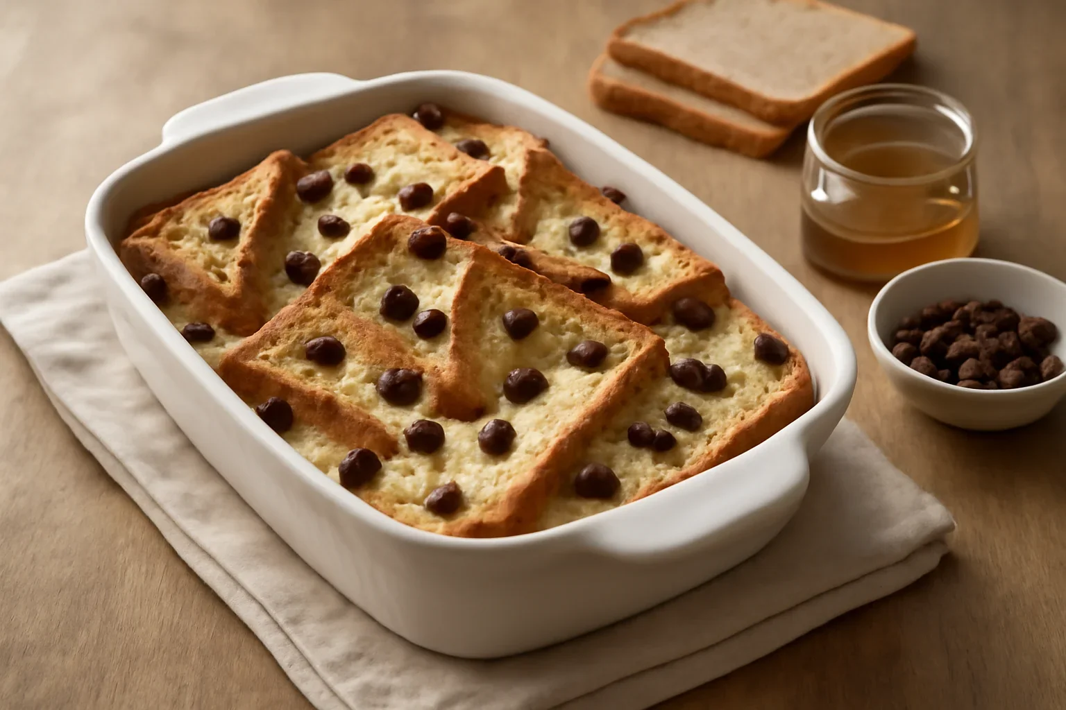Pâine toast coaptă cu budincă