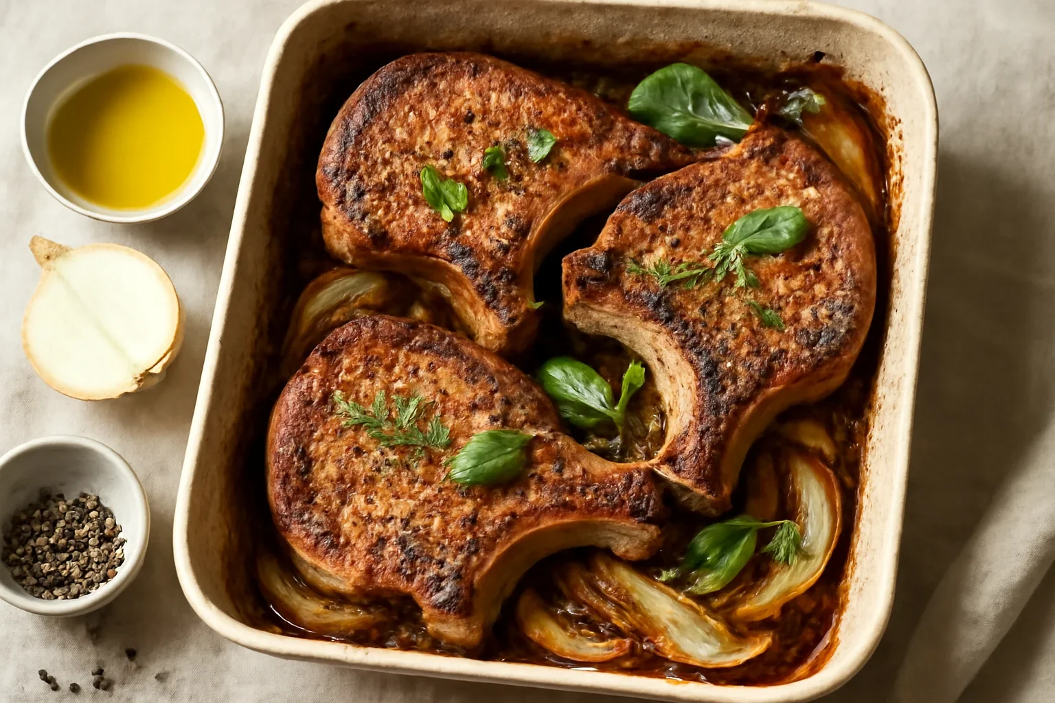 Cotlet de porc la cuptor – in stil haiducesc