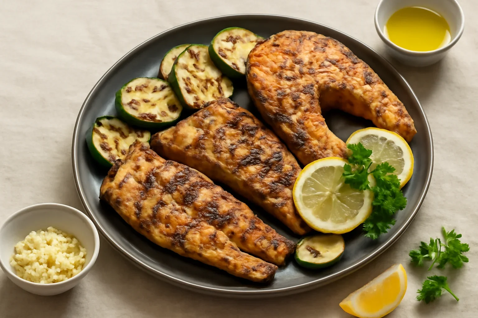 Peste la gratar, gustos si aromat