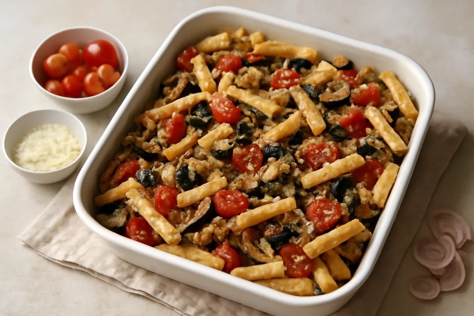 Paste cu legume la cuptor