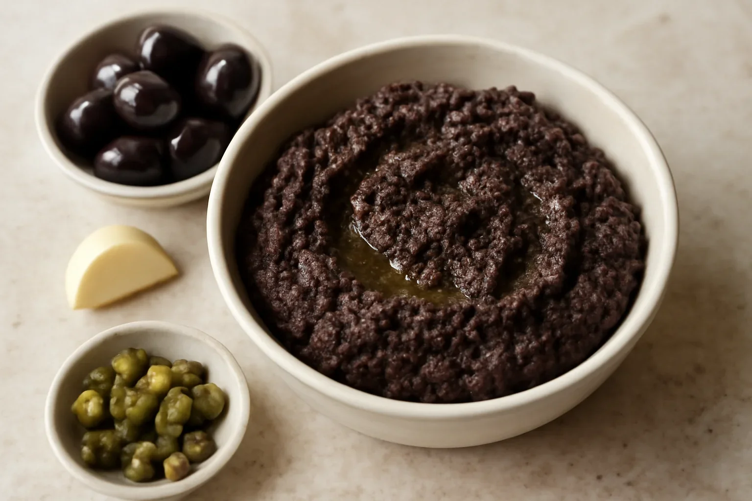 Pastă din măsline negre