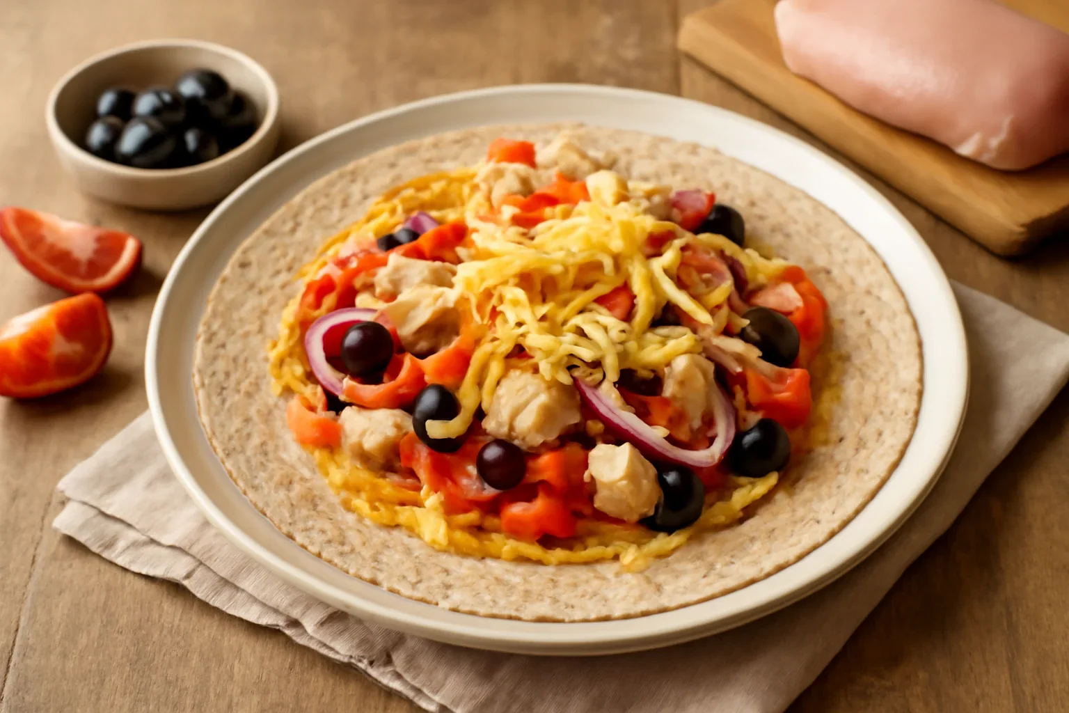 Tortilla umplută