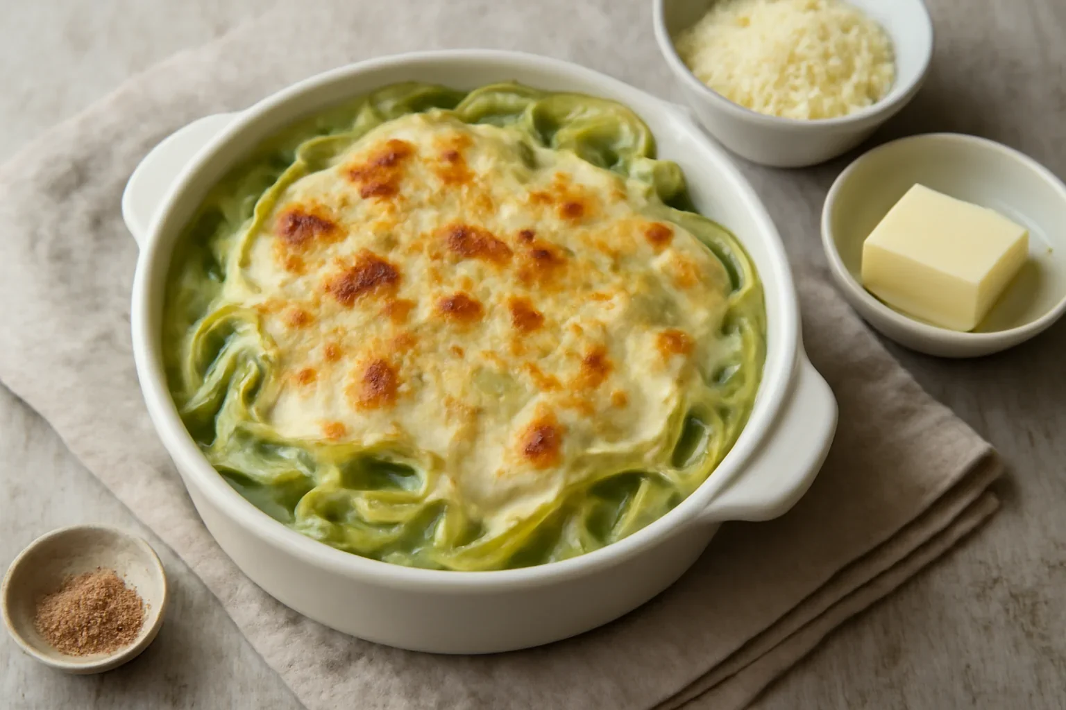 Tagliatelle cu bechamel si cascaval