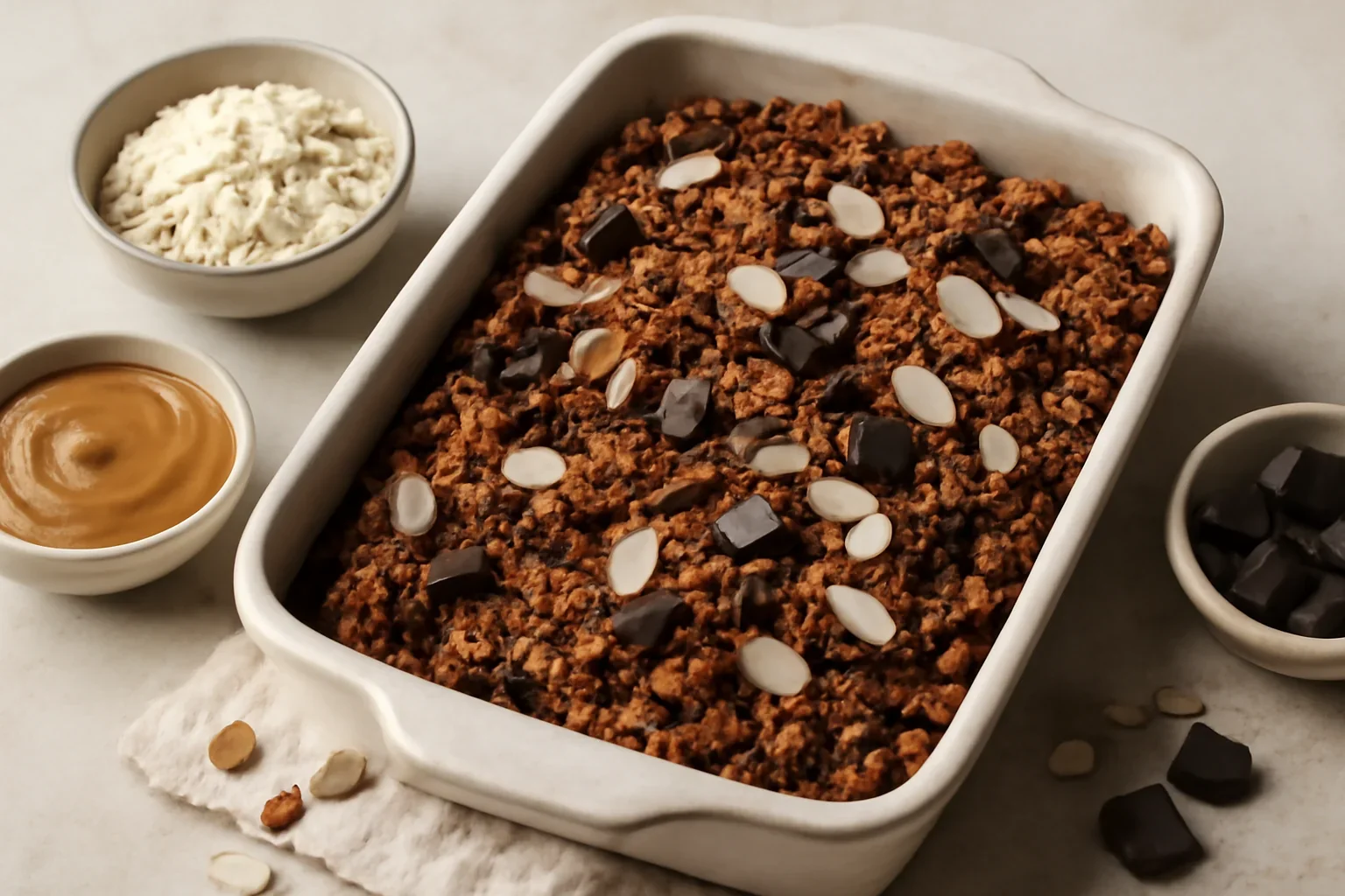 Granola cu unt de migdale