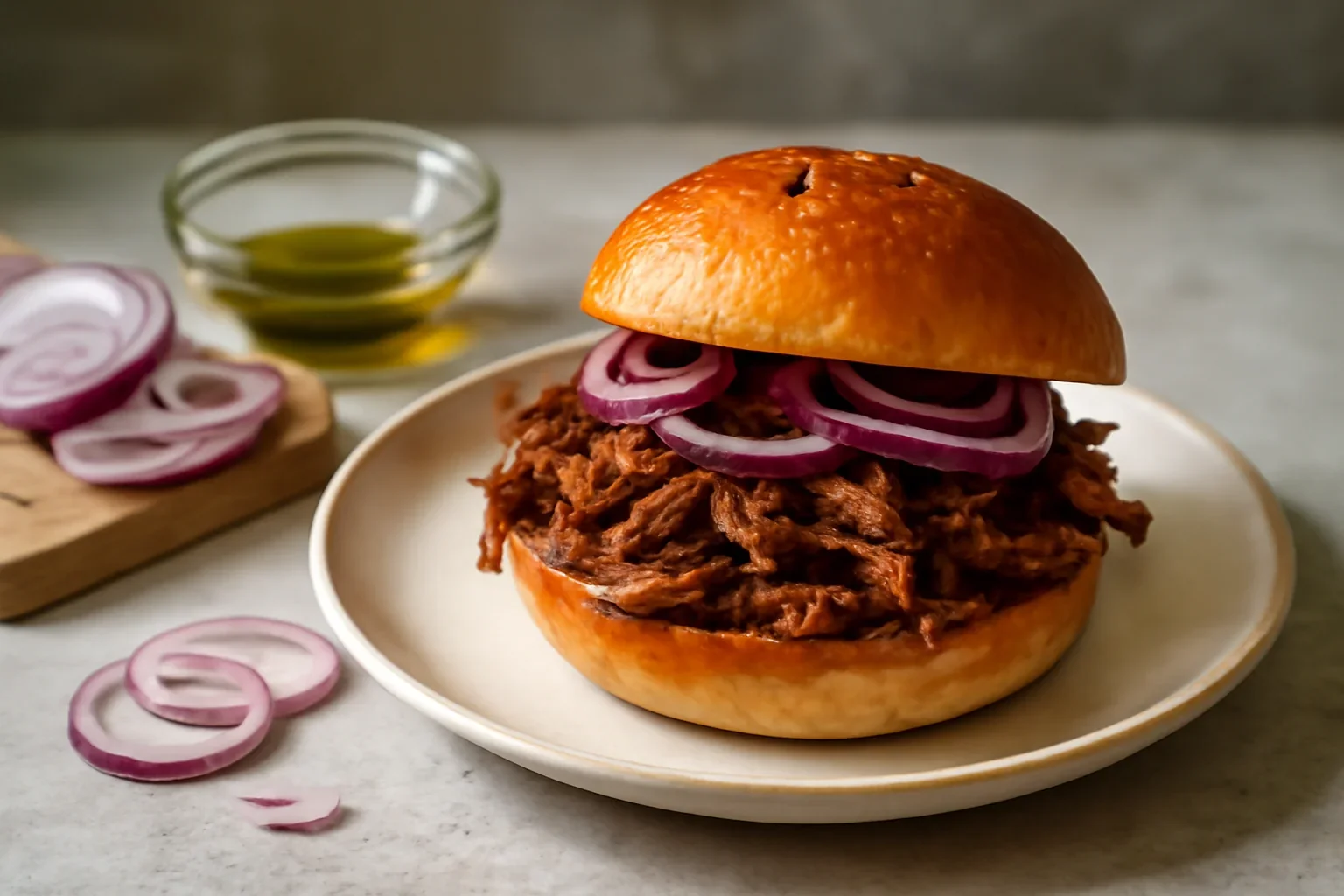 Pulled Pork Burger- sau arta slow cooking-ului