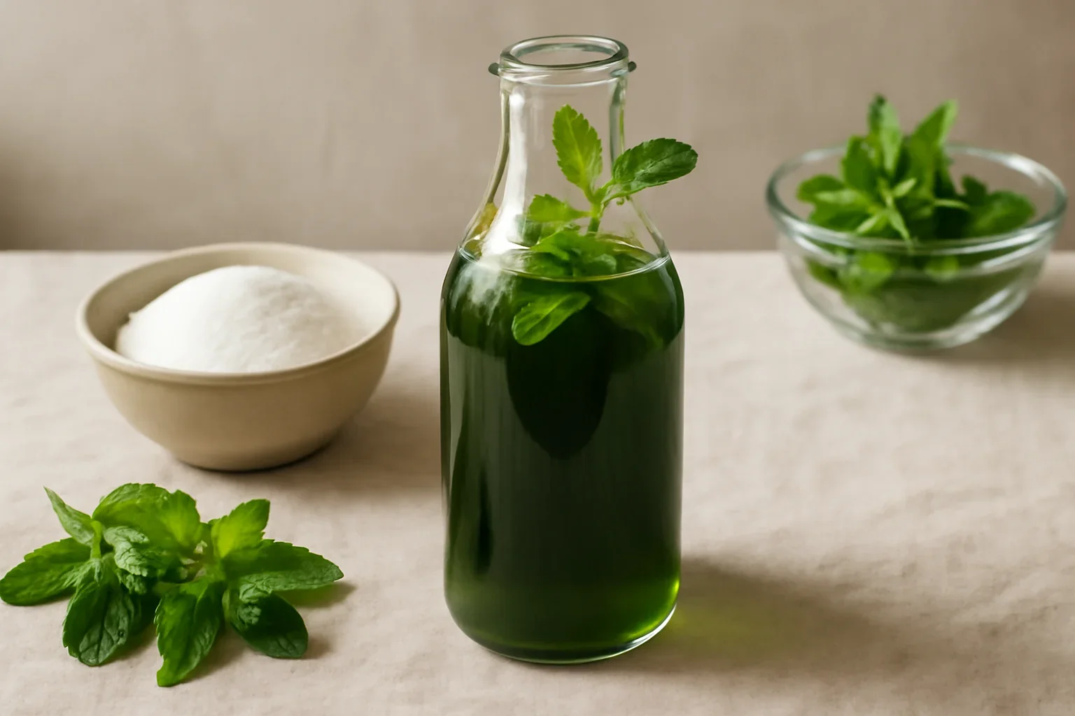 Sirop de mentă rețetă simplă naturală