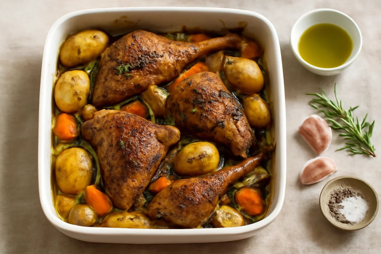 Bibilica frageda cu bere si legume, la cuptor
