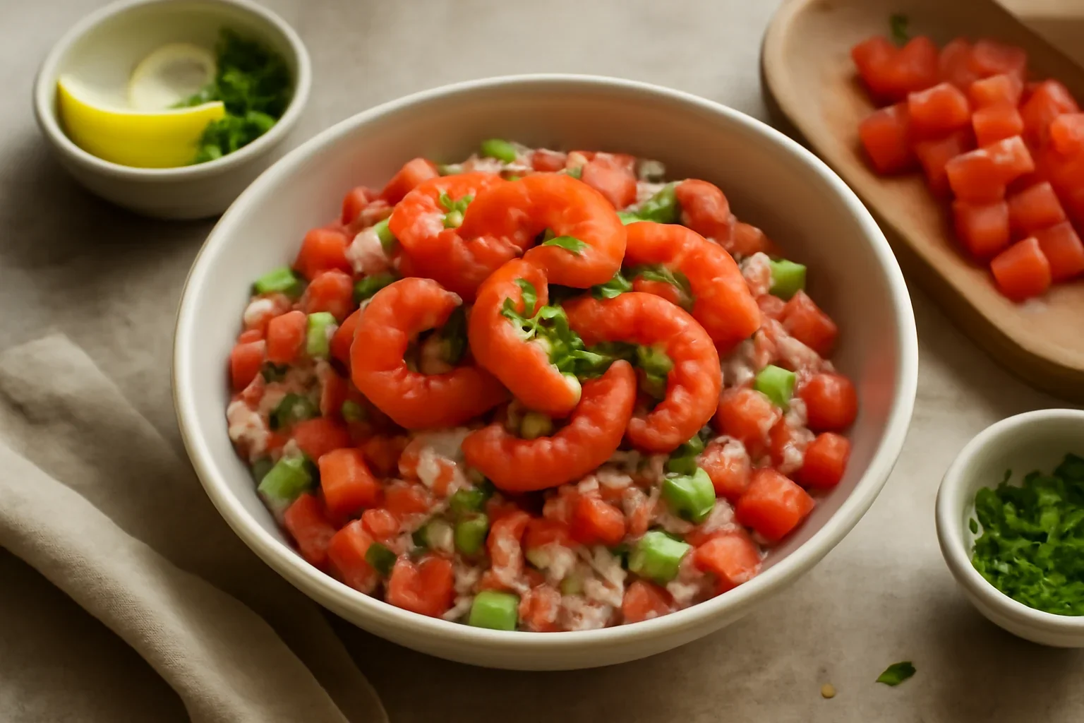 Salată de creveți sau de raci