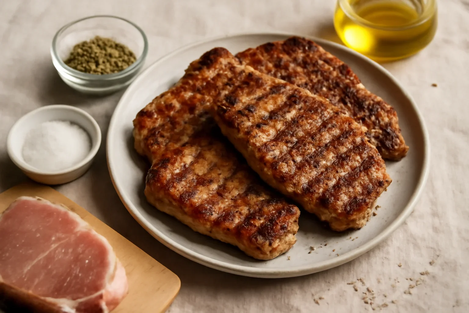 Cotlet de porc la gratar, reteta simpla