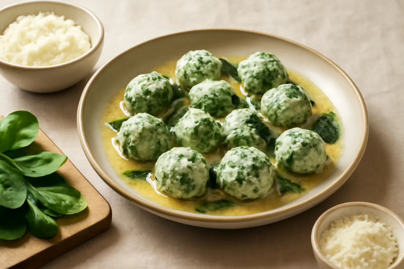 Gnudi – găluștele italiene din ricotta și spanac