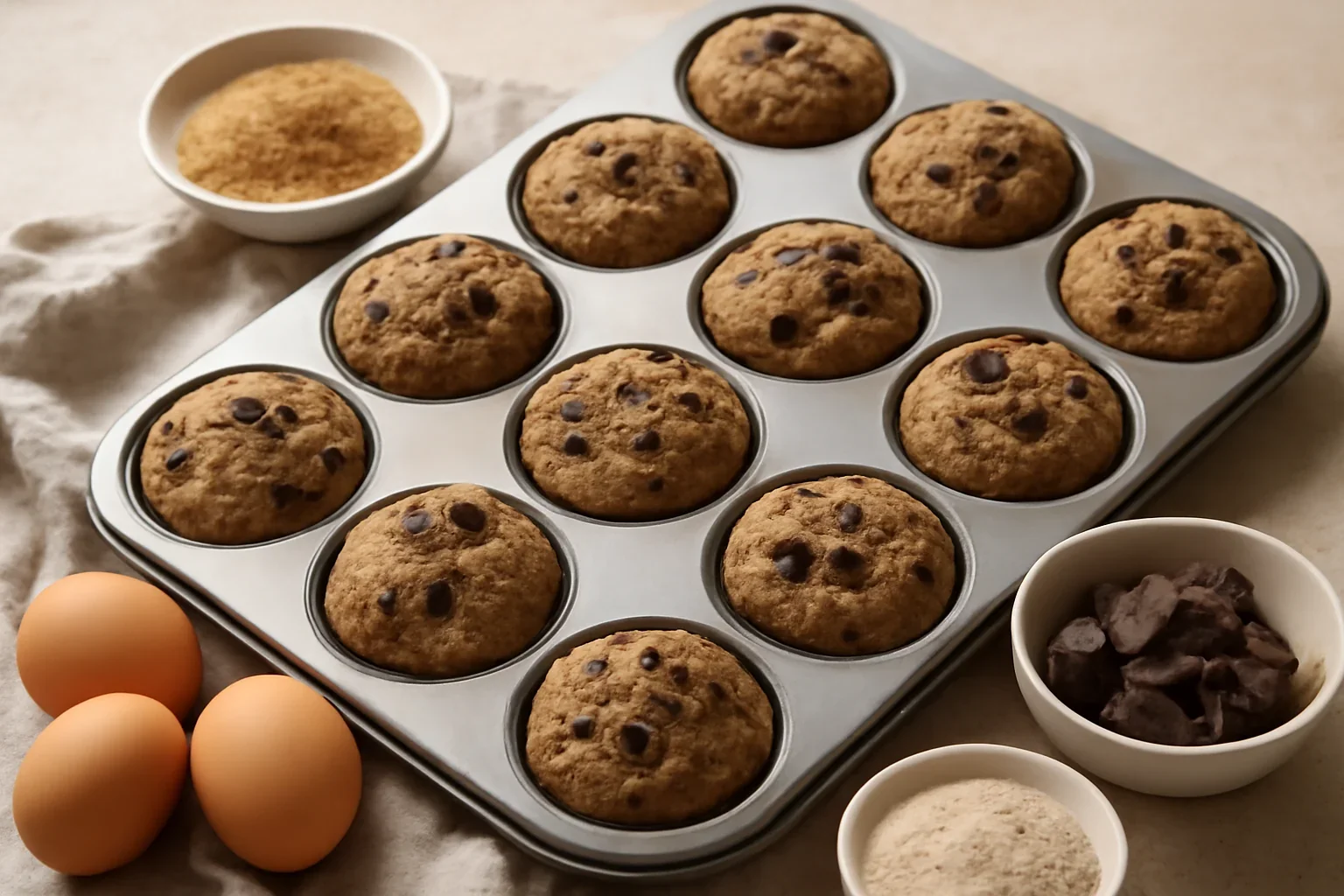 Muffins din hrișcă